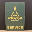 Deutz Service Blechschild - SALE -